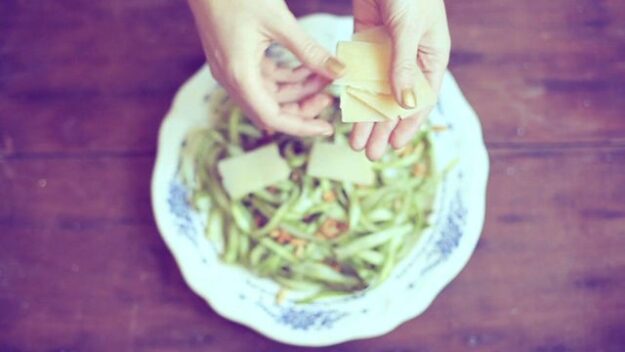 Ribboned Asparagus Salad