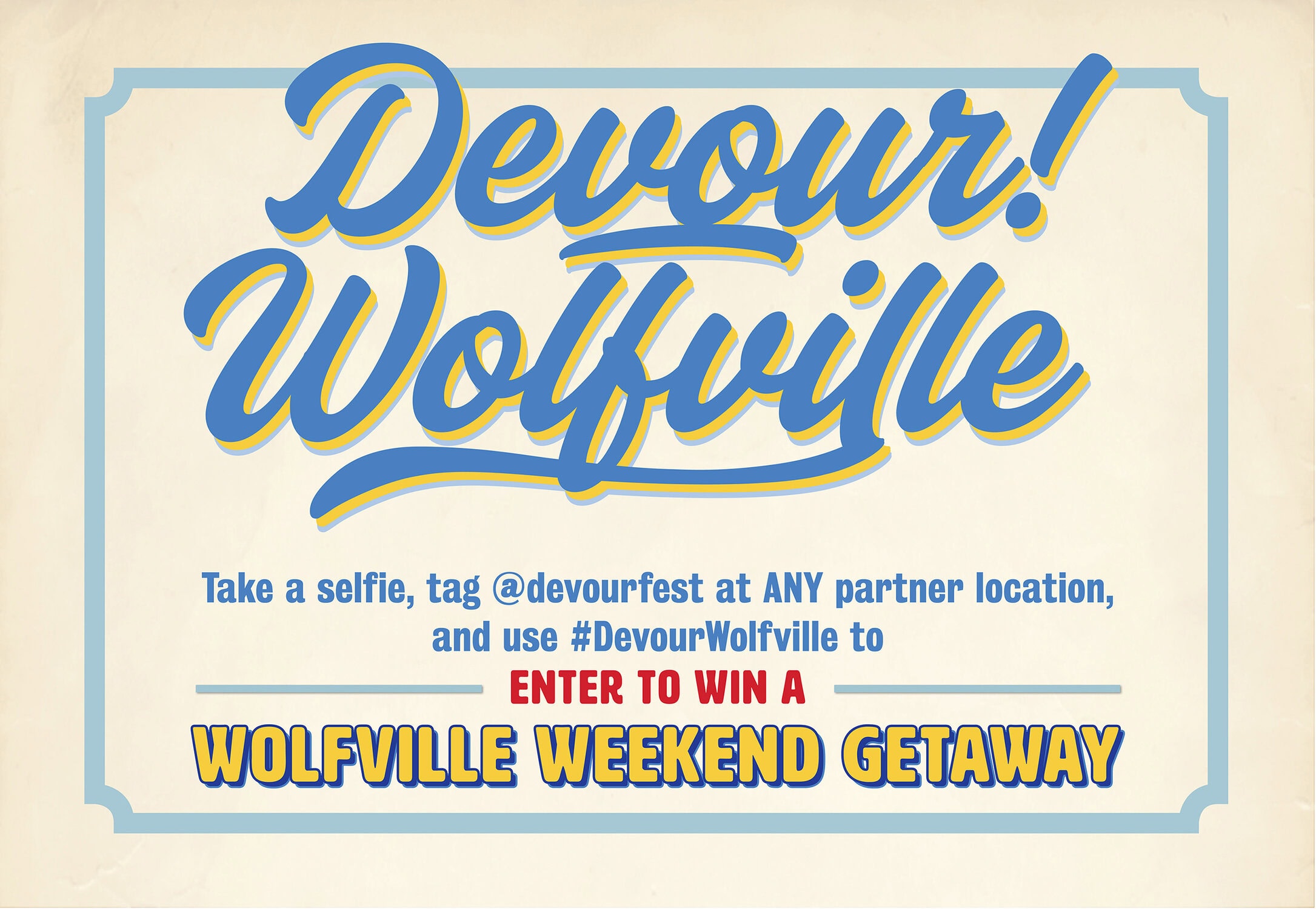 Devour!_Selfie graphic