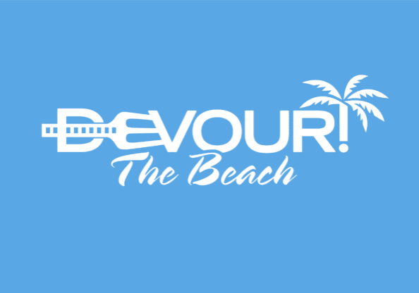 Devour!The_Beach_logo_rev_blue_bkgd